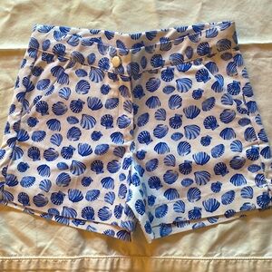 Janie and Jack new with tags blue and white seashells size 8
